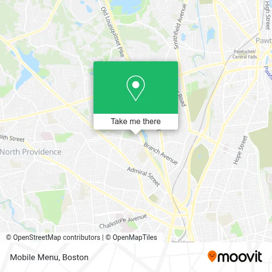 Mobile Menu map