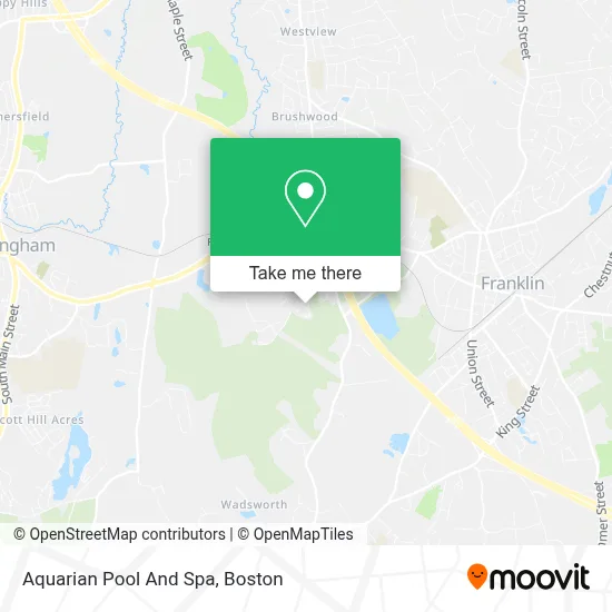 Aquarian Pool And Spa map