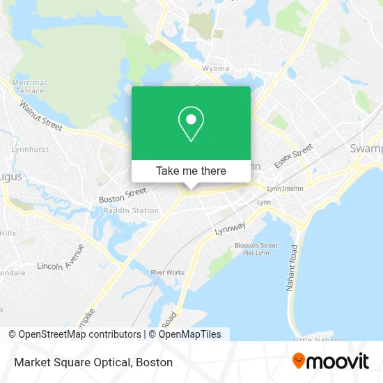 Market Square Optical map