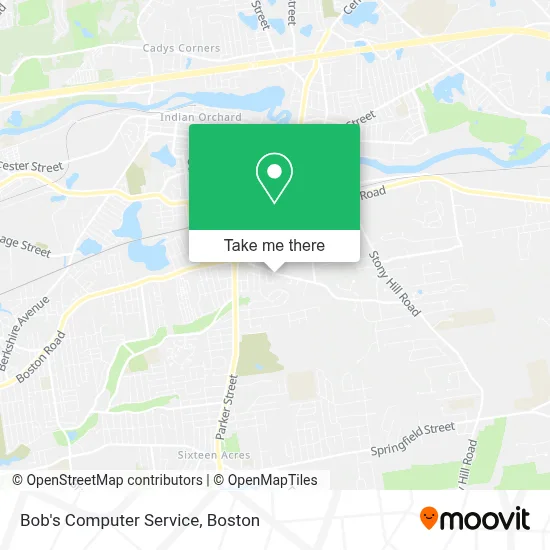 Bob's Computer Service map