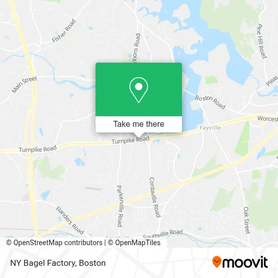 NY Bagel Factory map