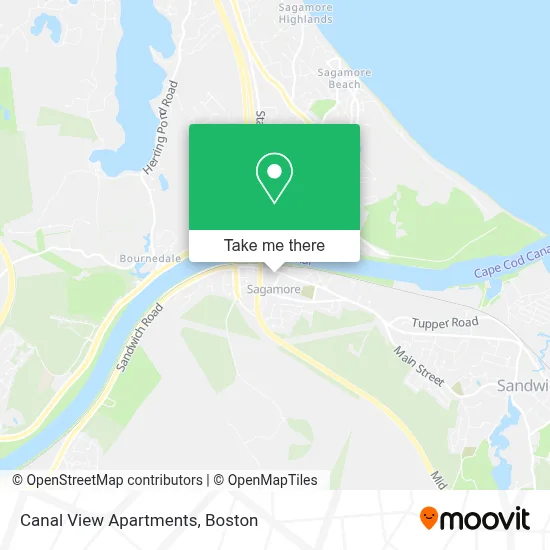 Canal View Apartments map