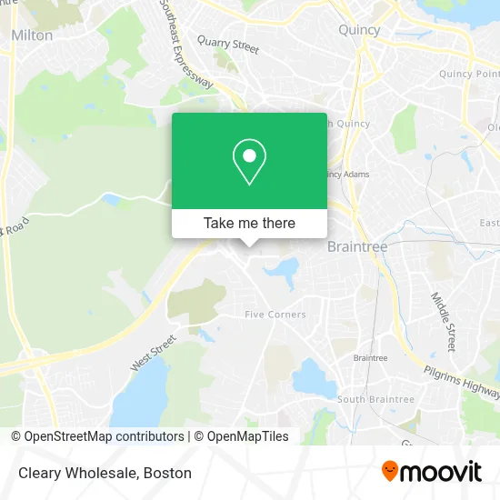 Cleary Wholesale map