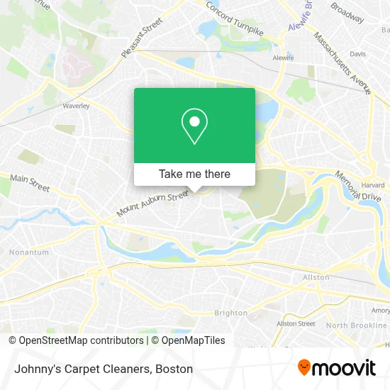 Johnny's Carpet Cleaners map