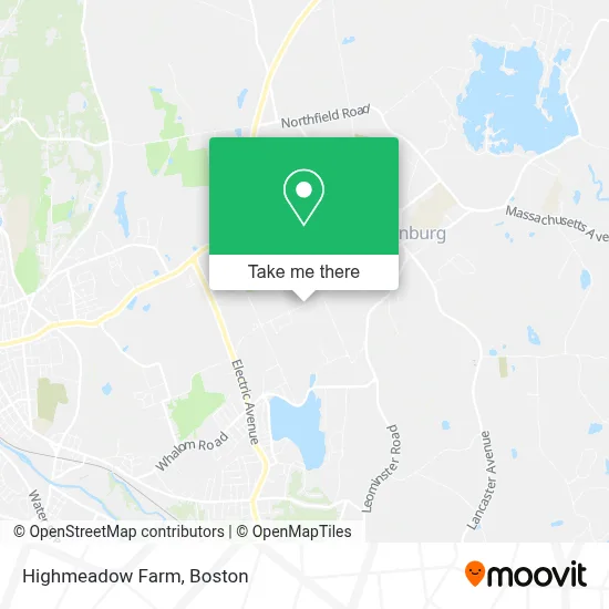 Highmeadow Farm map