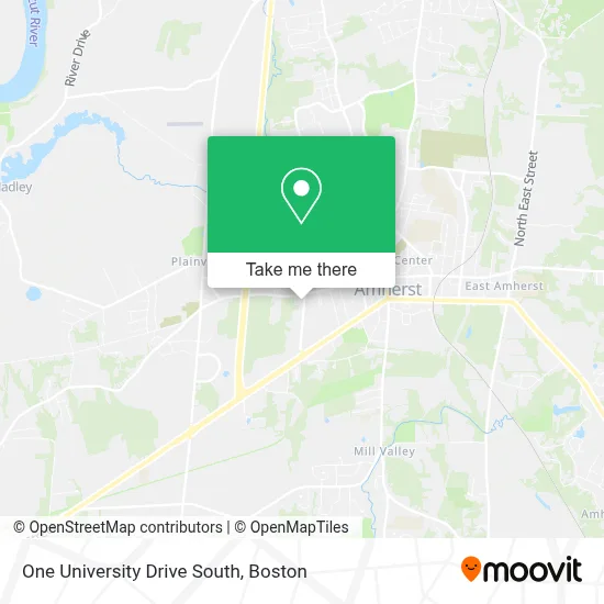 One University Drive South map