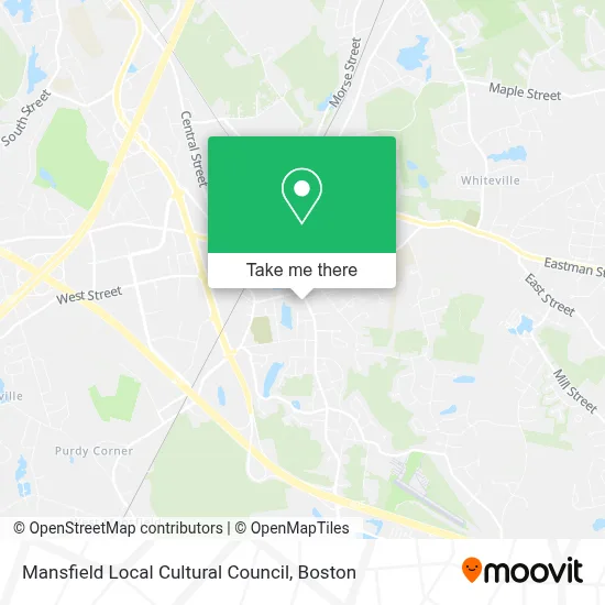 Mansfield Local Cultural Council map