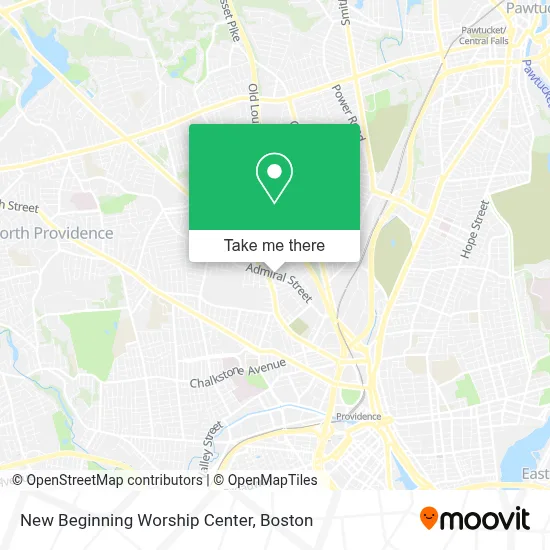 New Beginning Worship Center map