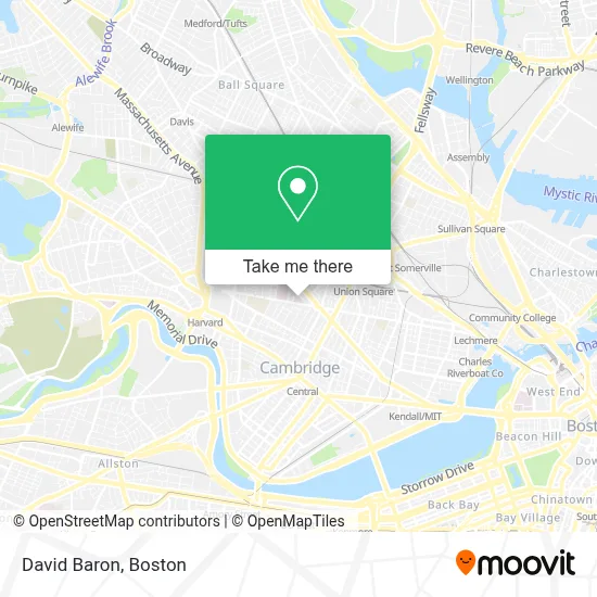 David Baron map