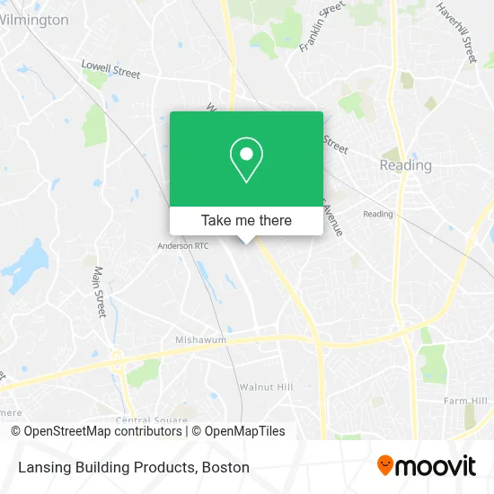 Lansing Building Products map