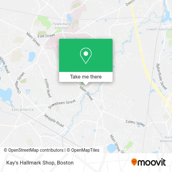 Kay's Hallmark Shop map