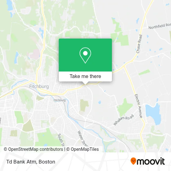 Td Bank Atm map