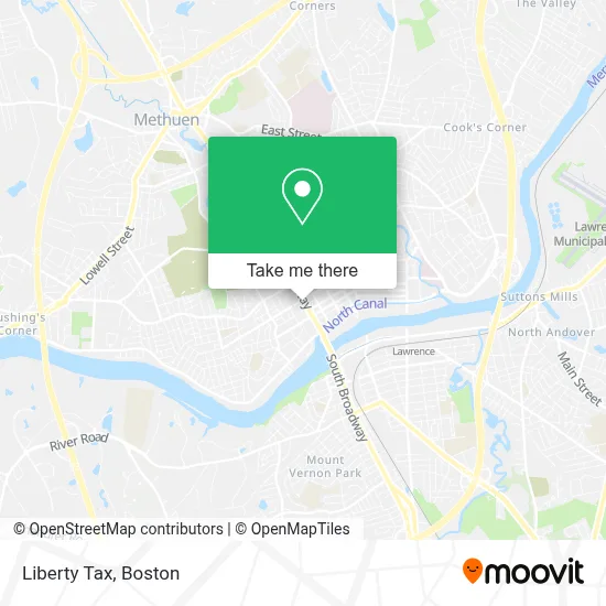 Liberty Tax map