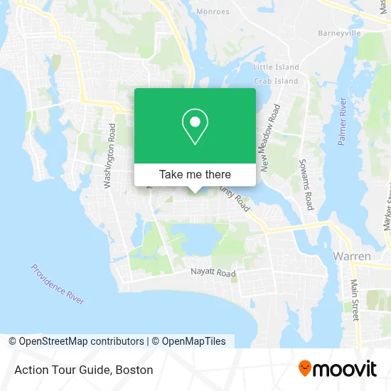 Action Tour Guide map