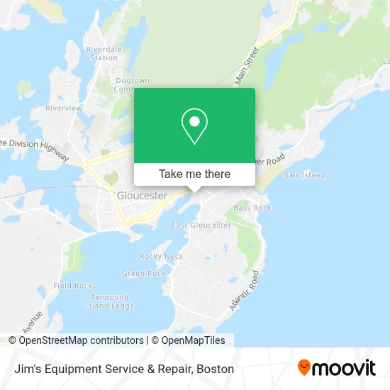 Jim's Equipment Service & Repair map