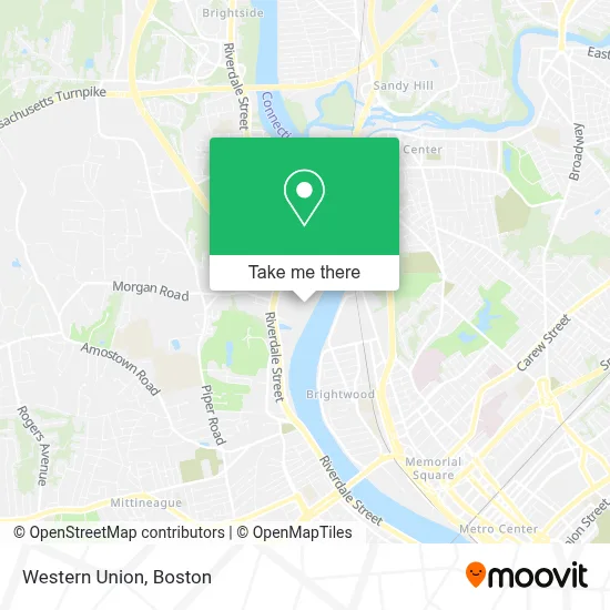 Western Union map