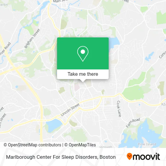 Marlborough Center For Sleep Disorders map