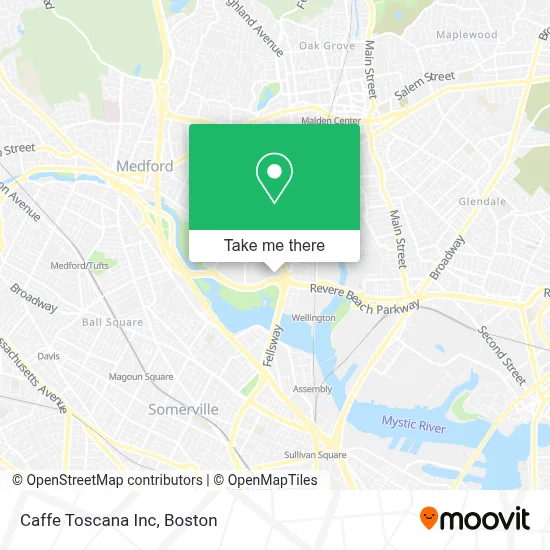 Caffe Toscana Inc map