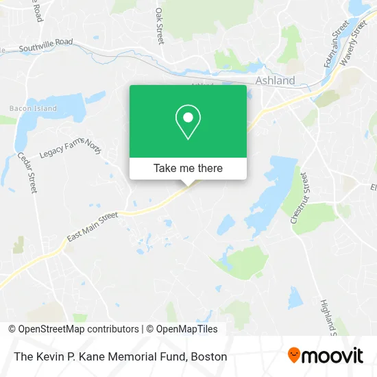 The Kevin P. Kane Memorial Fund map