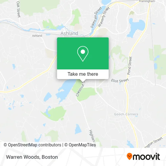 Warren Woods map