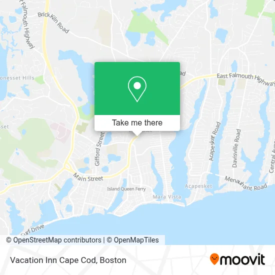 Vacation Inn Cape Cod map