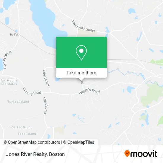 Jones River Realty map
