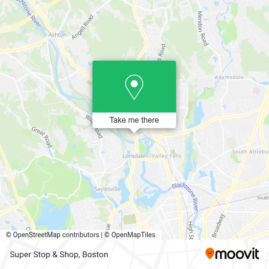 Super Stop & Shop map