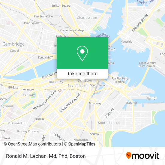 Ronald M. Lechan, Md, Phd map