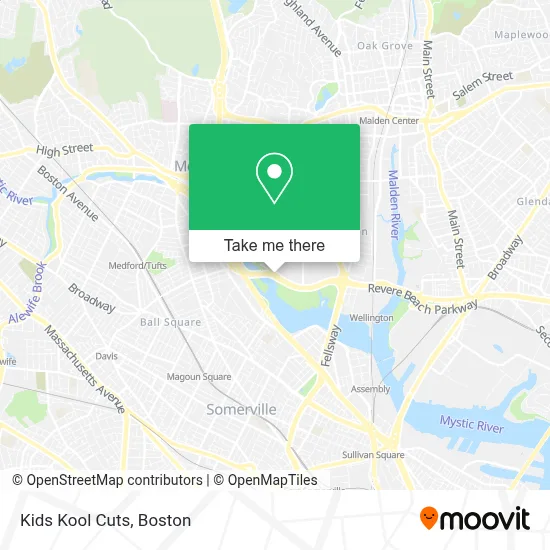 Kids Kool Cuts map