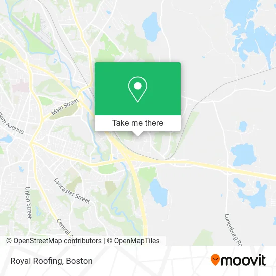Royal Roofing map