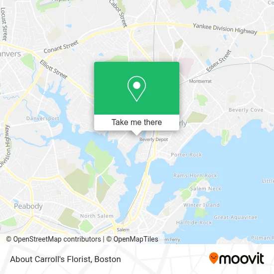 About Carroll's Florist map