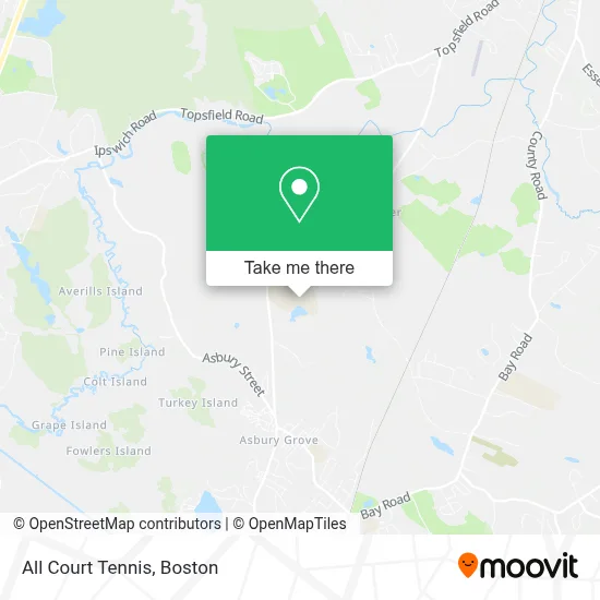 All Court Tennis map