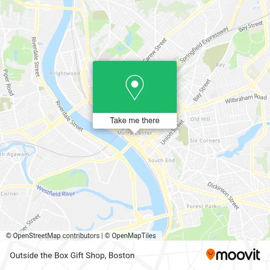 Outside the Box Gift Shop map