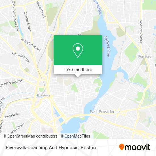Riverwalk Coaching And Hypnosis map