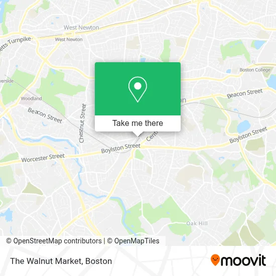 The Walnut Market map