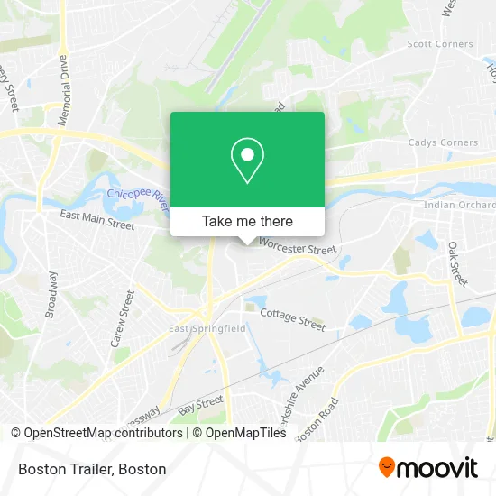 Boston Trailer map
