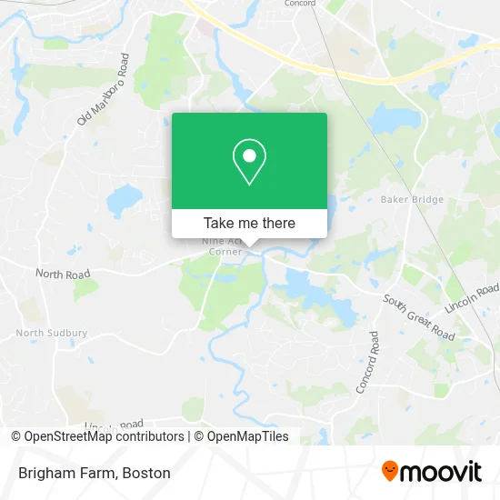 Brigham Farm map