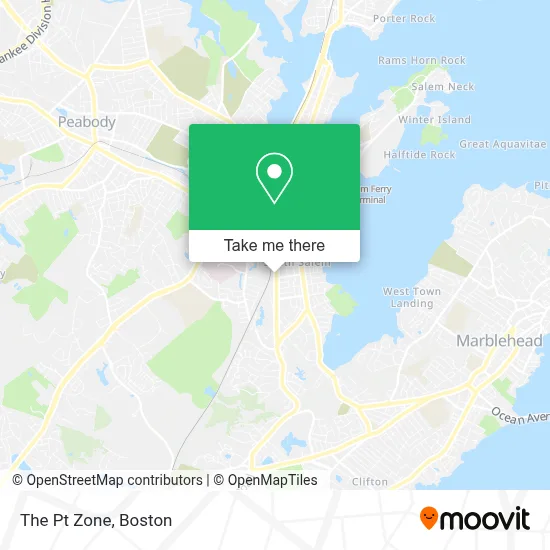 The Pt Zone map