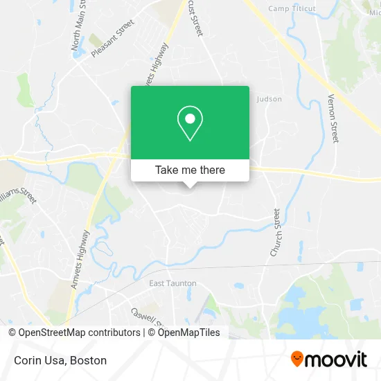 Corin Usa map