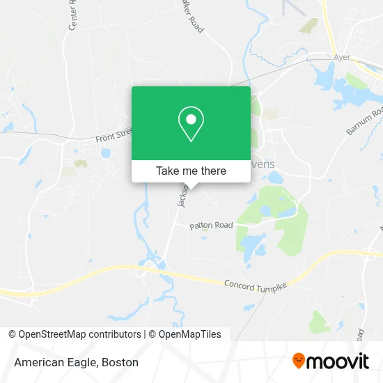 American Eagle map