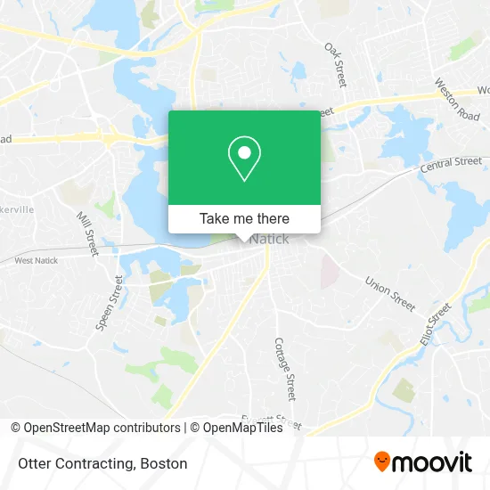 Otter Contracting map