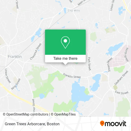 Green Trees Arborcare map