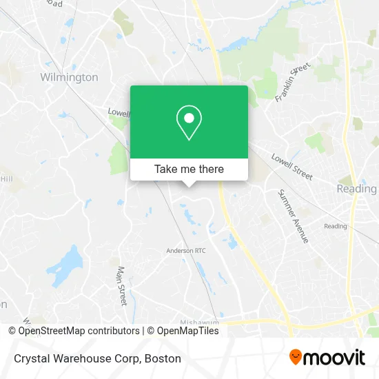 Crystal Warehouse Corp map