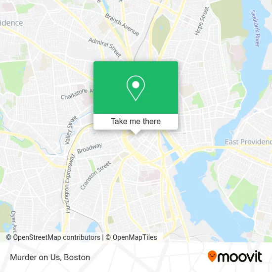 Murder on Us map
