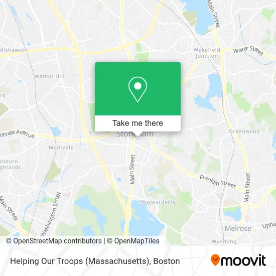 Helping Our Troops (Massachusetts) map
