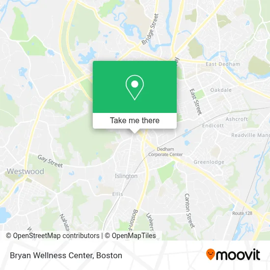 Bryan Wellness Center map