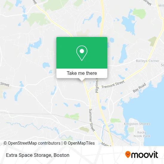Extra Space Storage map