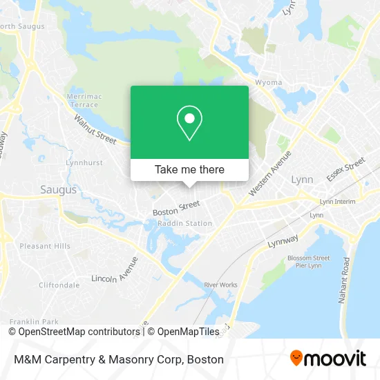 M&M Carpentry & Masonry Corp map