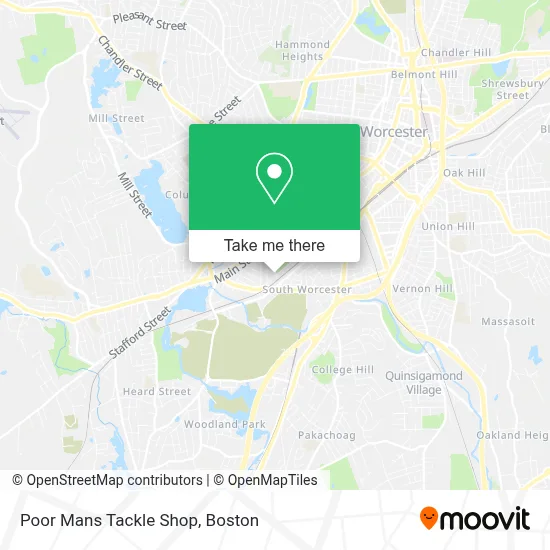 Poor Mans Tackle Shop map