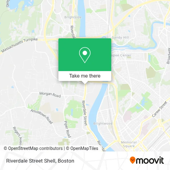 Riverdale Street Shell map